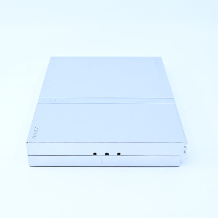 Silver Sony Playstation 2 / PS2 Slim Boxed Console - AUS PAL - FREE POST!
