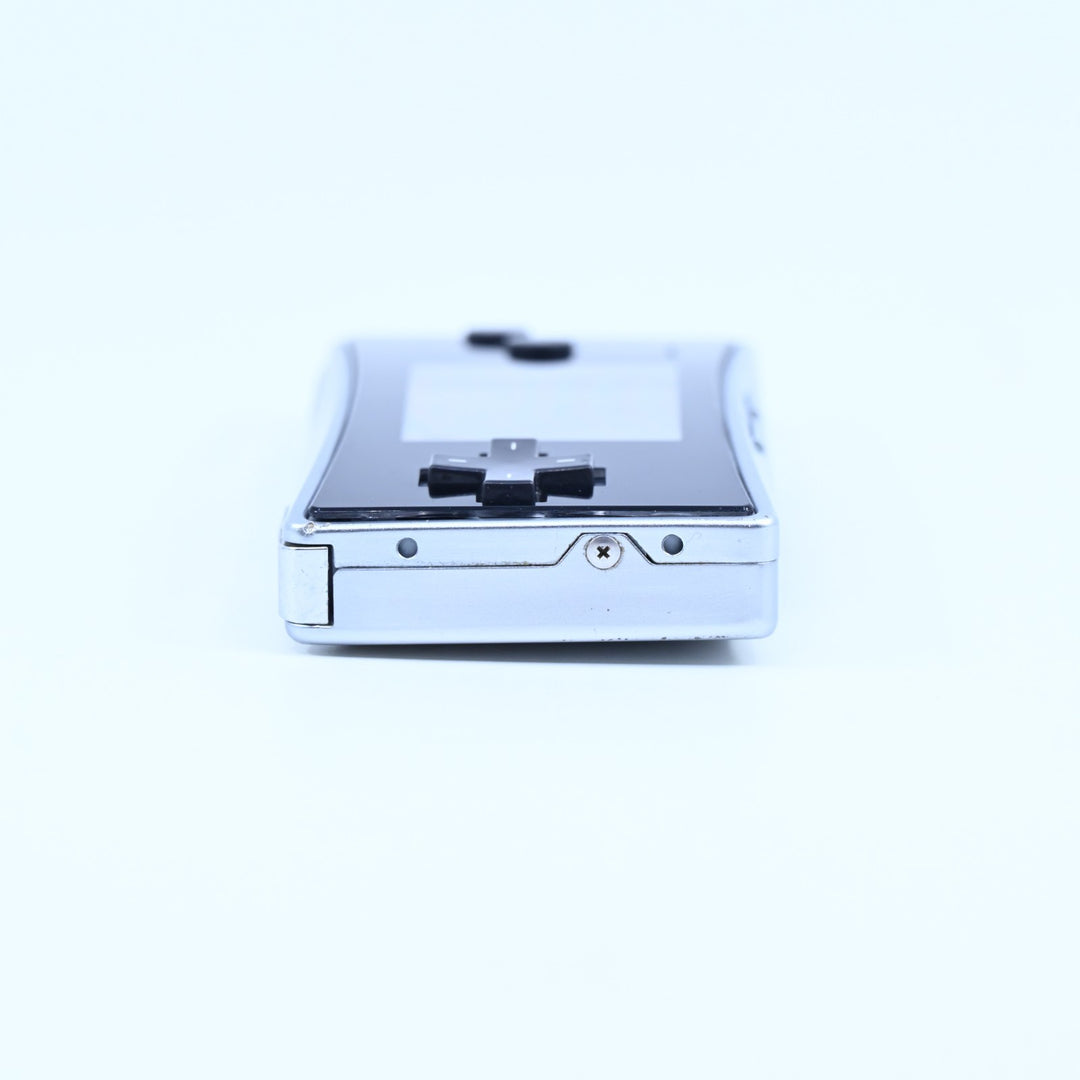 Black / Silver - OXY-001 - Nintendo Gameboy Micro Console / GBA Console - PAL