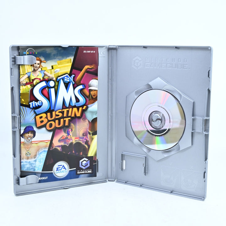 The Sims Bustin' Out - Nintendo Gamecube Game + Manual - PAL - FREE POST!
