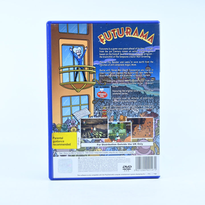 Futurama - Sony Playstation 2 / PS2 Game + Manual - PAL - MINT DISC!