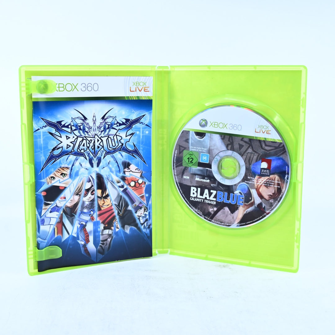 BlazBlue: Calamity Trigger - Xbox 360 Game + Manual - PAL - MINT DISC!