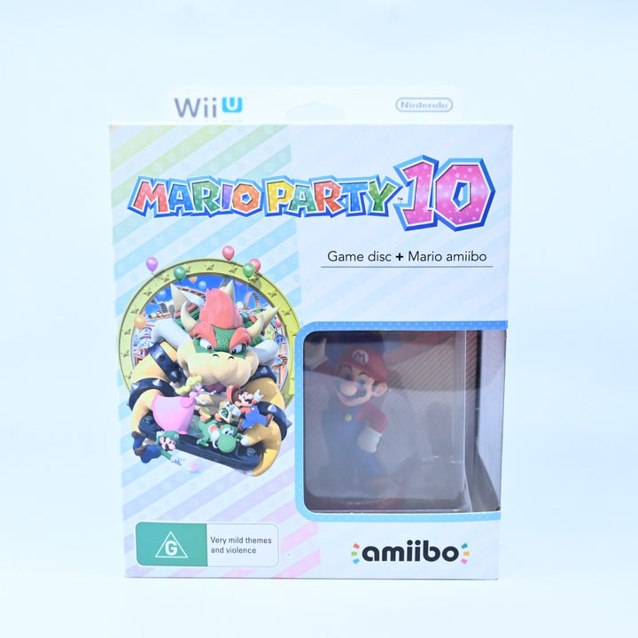 Mario Party 10 + Mario Amiibo - Nintendo Wii U Game - PAL - FREE POST!