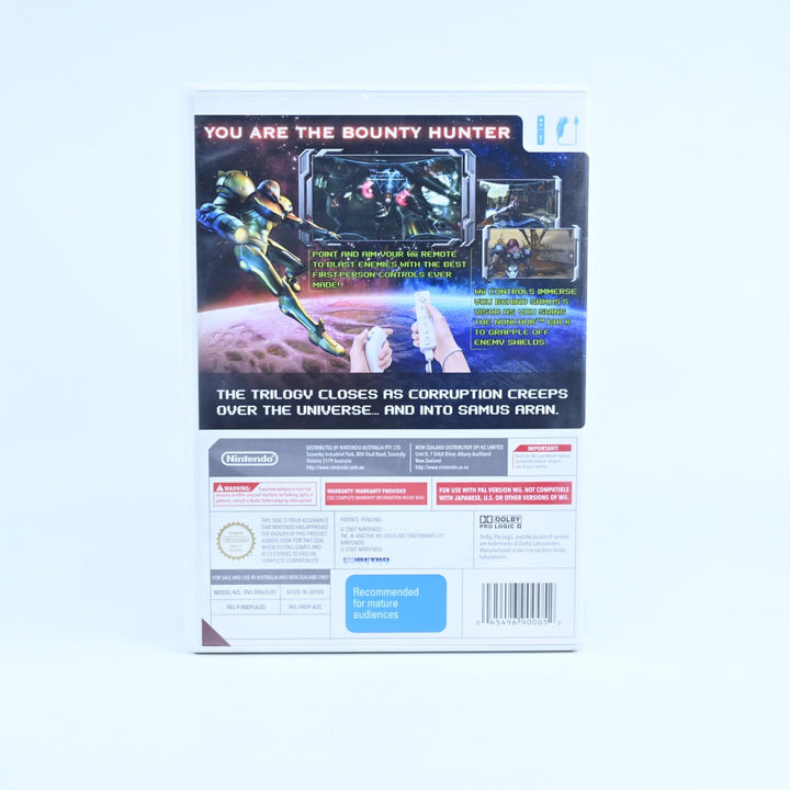 Metroid Prime 3: Corruption - Nintendo Wii Game - PAL - MINT DISC!