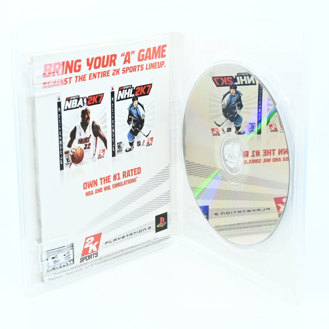 NCAA College Hoops 2K7 - Sony Playstation 3 / PS3 Game + Manual - MINT DISC!