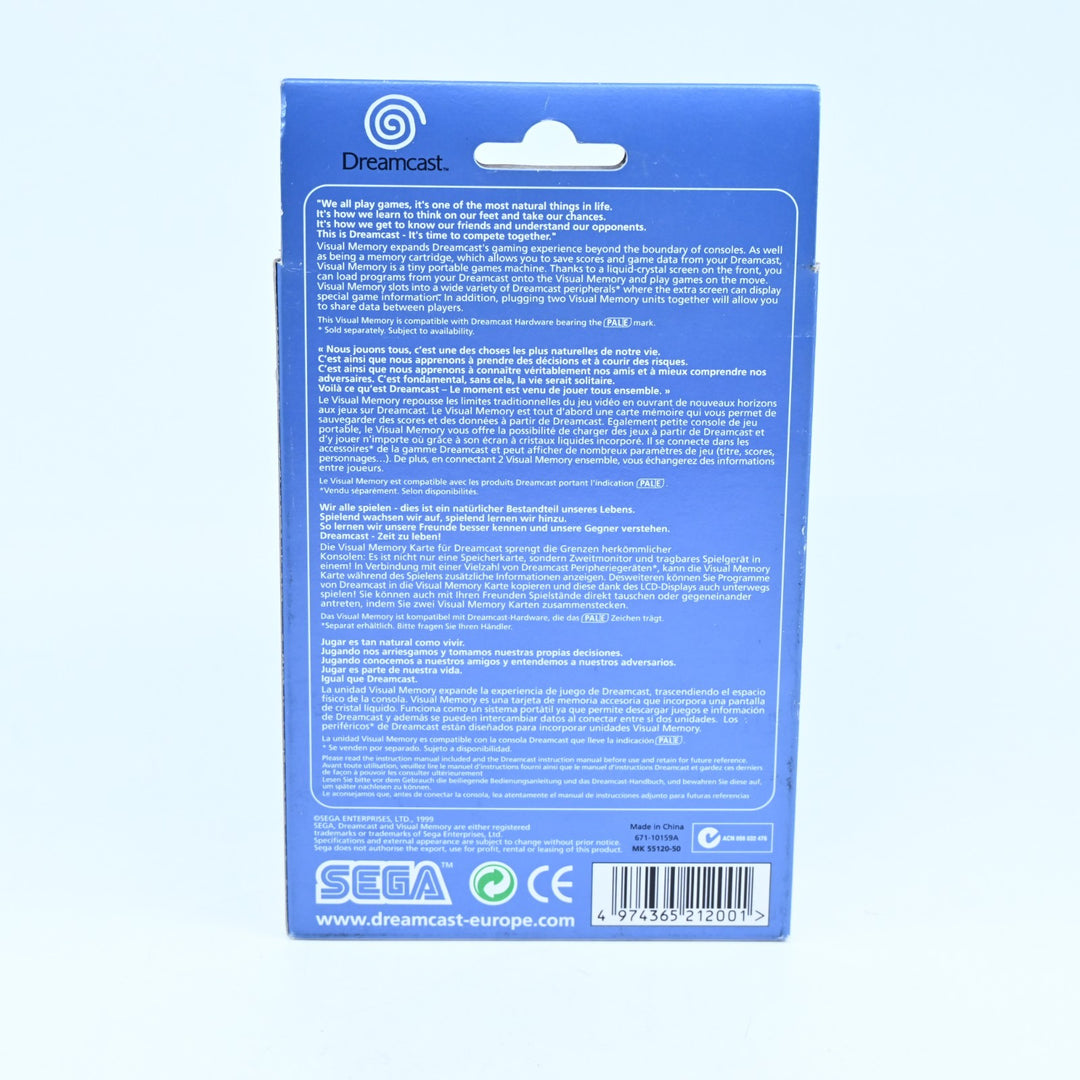 SEGA Dreamcast Official Visual Memory Unit (VMU) - Sega Dreamcast Accessory
