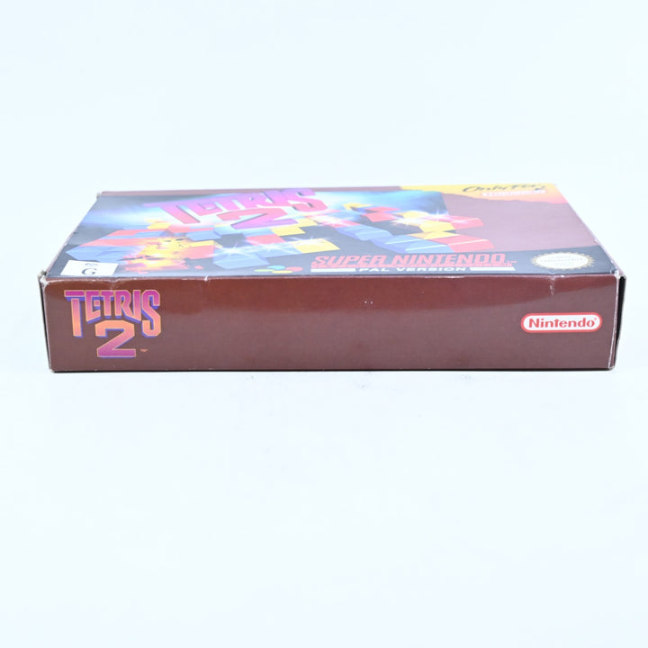Tetris 2 - Super Nintendo / SNES Boxed Game - PAL - FREE POST!