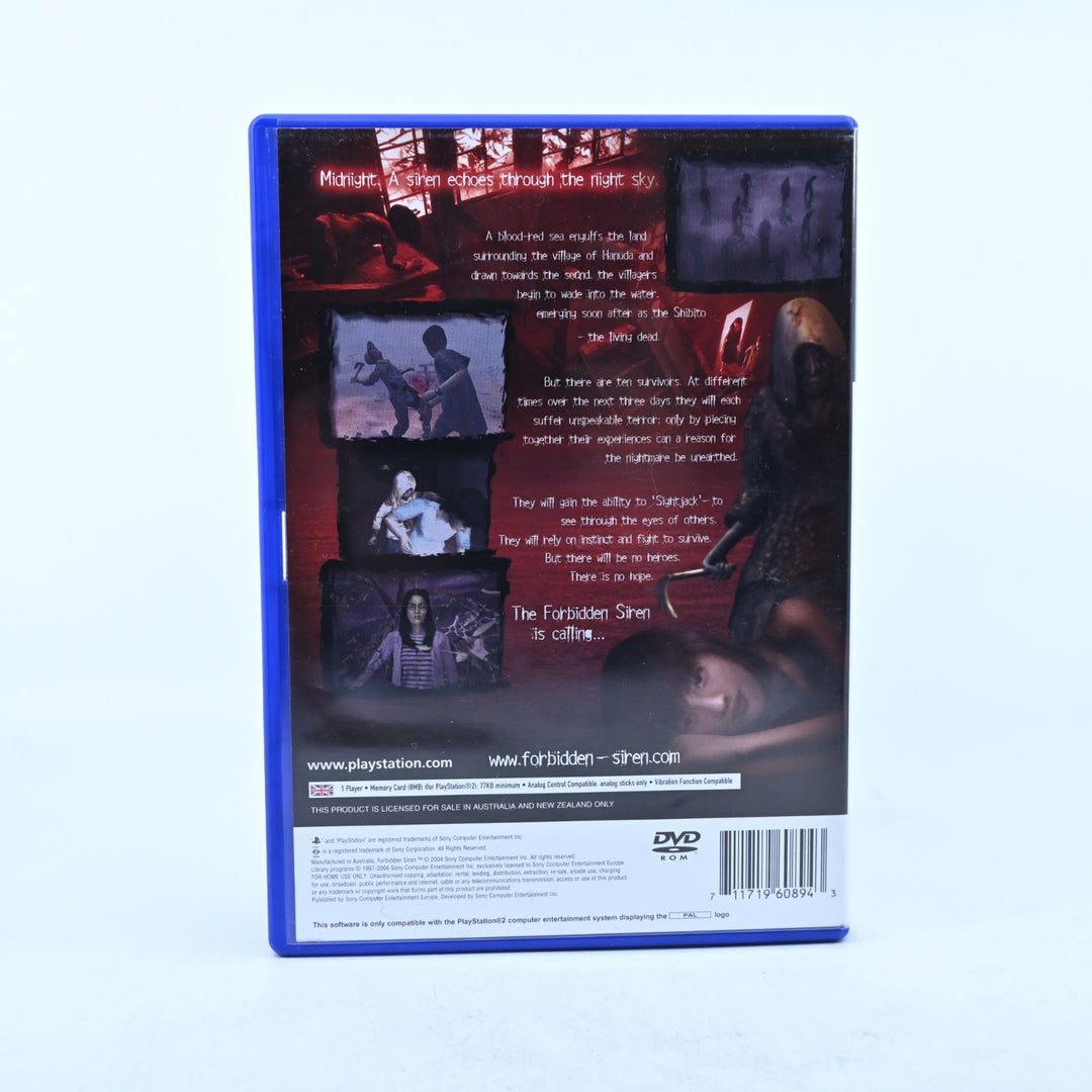 Forbidden Siren - Sony Playstation 2 / PS2 Game + Manual - PAL