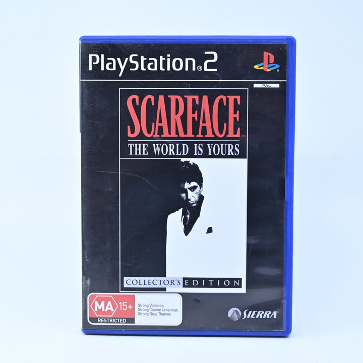 Scarface: The World Is Yours Collectors Edition - PS2 Game + Manual & Map