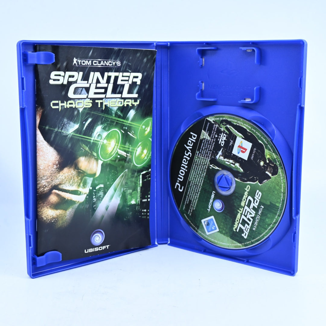 Tom Clancy's Spinter Cell: Chaos Theory - Sony Playstation 2 / PS2 Game + Manual