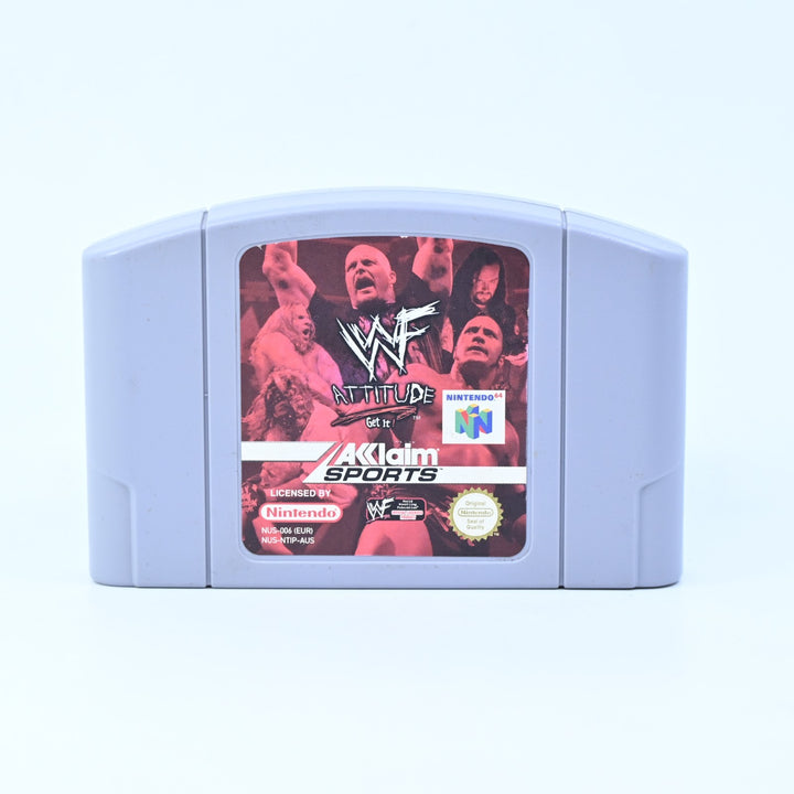 WWF Attitude - N64 / Nintendo 64 Game - PAL - FREE POST!