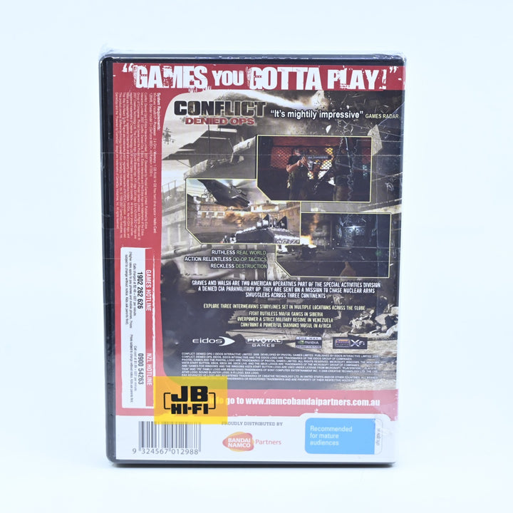 Conflict: Denied Ops - SEALED - Bandai Namco - PC Game