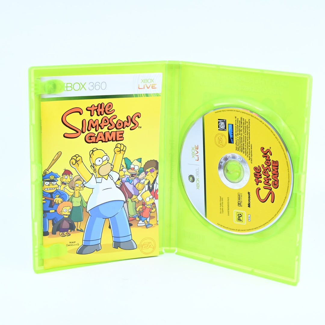 The Simpsons Game - Xbox 360 Game + Manual - PAL
