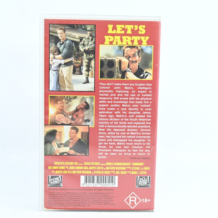 Commando - VHS - PAL - Movie