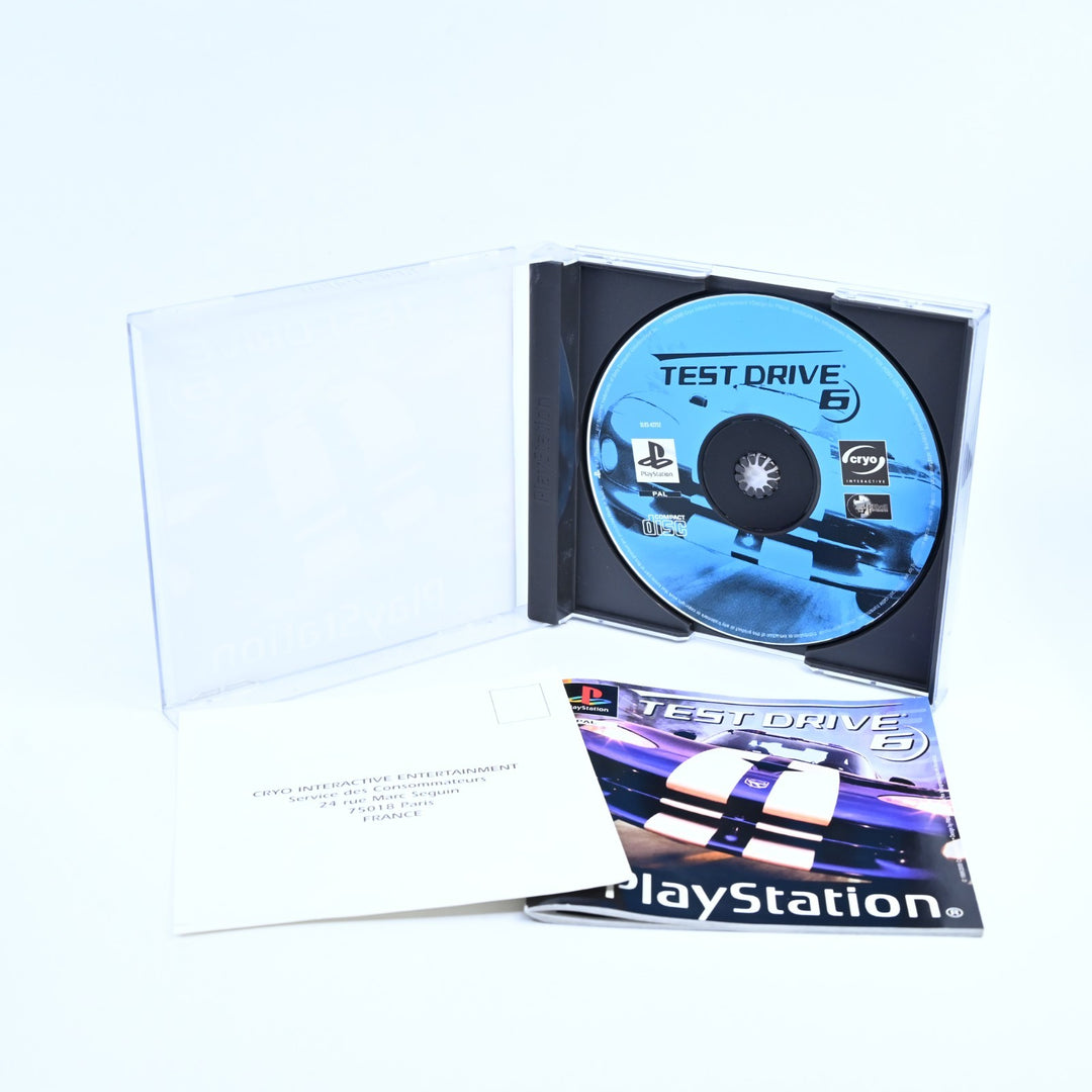 Test Drive 6 - Sony Playstation 1 / PS1 Game + Manual - PAL - MINT DISC!