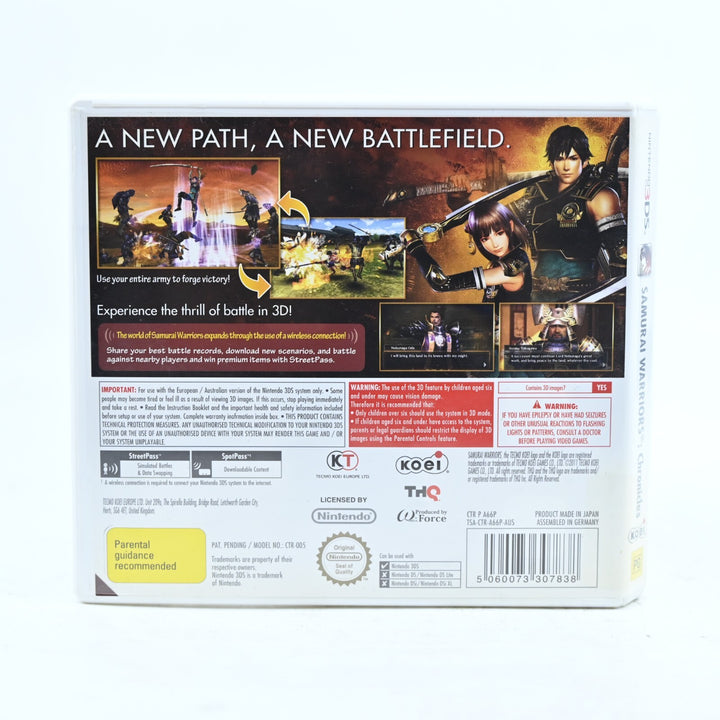 Samurai Warriors: Chronicles - Nintendo 3DS Game - PAL + Manual - FREE POST!