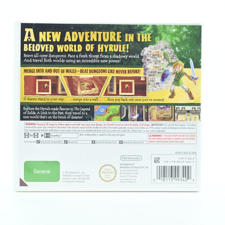 The Legend of Zelda: A Link Between Worlds #3 - Nintendo 3DS Game - PAL