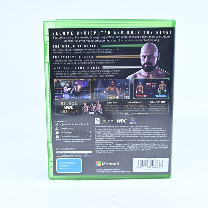 Undisputed: Deluxe WBC Edition - Xbox Series X|S Game - PAL - FREE POST!