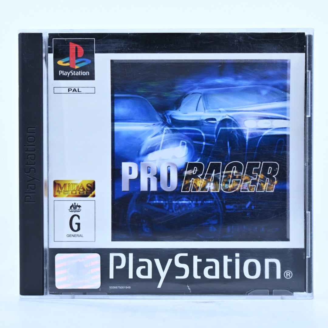 Pro Racer - Sony Playstation 1 / PS1 Game + Manual - PAL - MINT DISC!
