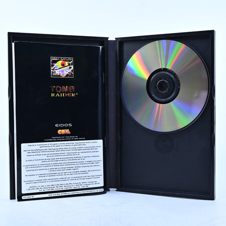 Tomb Raider - Sega Saturn Game + Manual - PAL - MINT DISC!