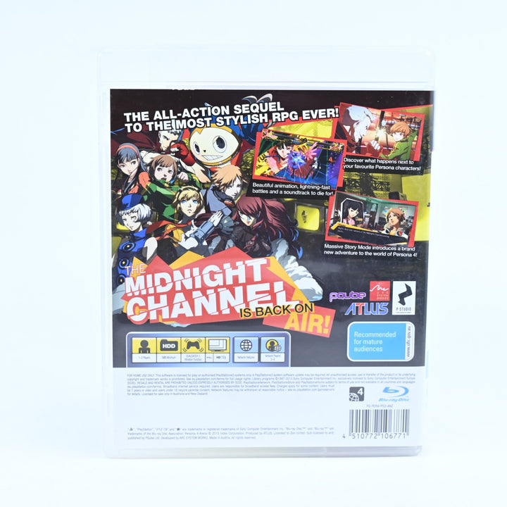 P4A: Persona 4 Arena - Sony Playstation 3 / PS3 Game + Manual - FREE POST!