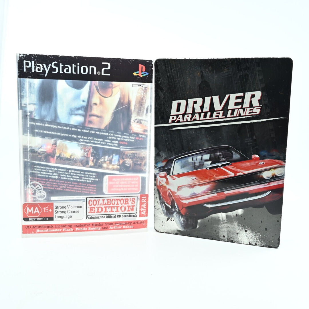 Driver Parallel Lines: Steelbook - Sony Playstation 2/ PS2 Game - MINT DISC