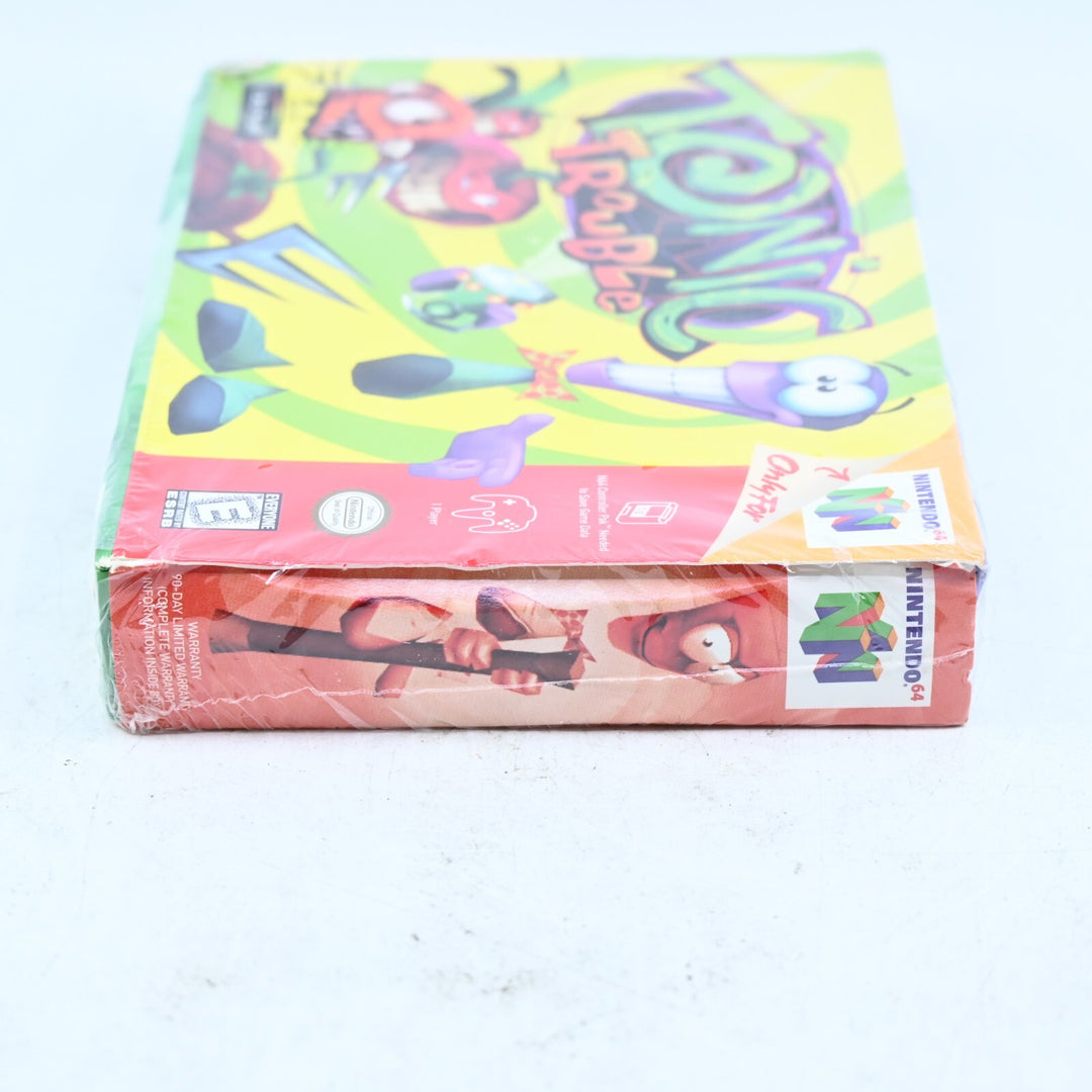 SEALED! Tonic Trouble - N64 / Nintendo 64 Boxed Game - NTSC-U/C - FREE POST!