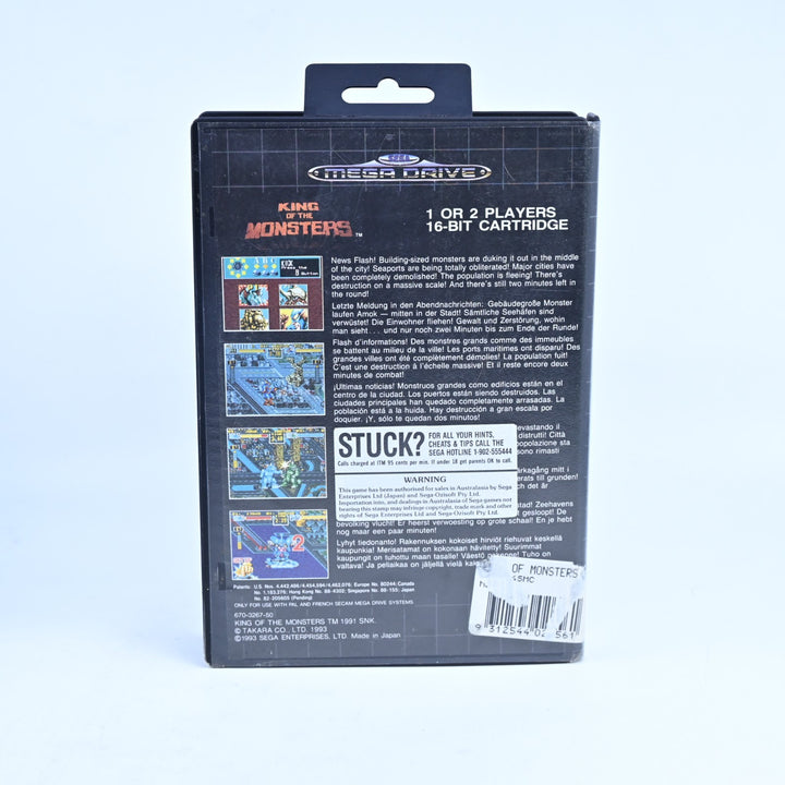 King of the Monsters - Sega Mega Drive Game - No Manual - PAL - FREE POST!