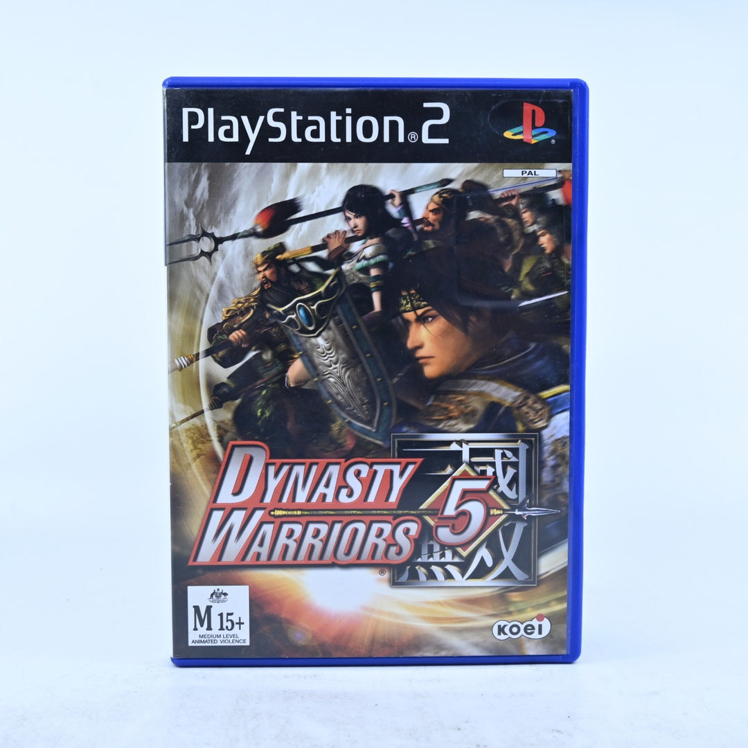 Dynasty Warriors 5 - Sony Playstation 2 / PS2 Game + Manual - PAL - MINT DISC!
