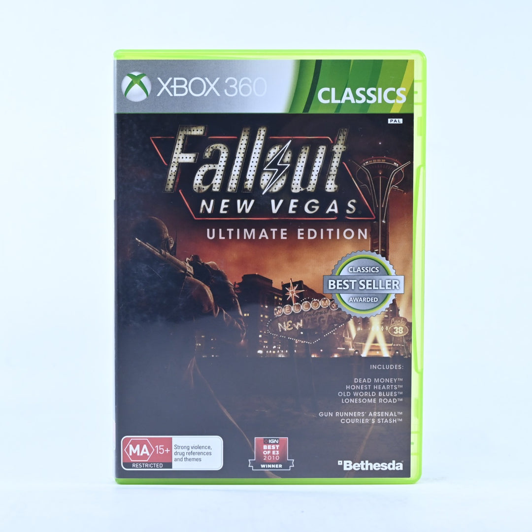 Fallout: New Vegas - Ultimate Edition - Xbox 360 Game + Manual - PAL