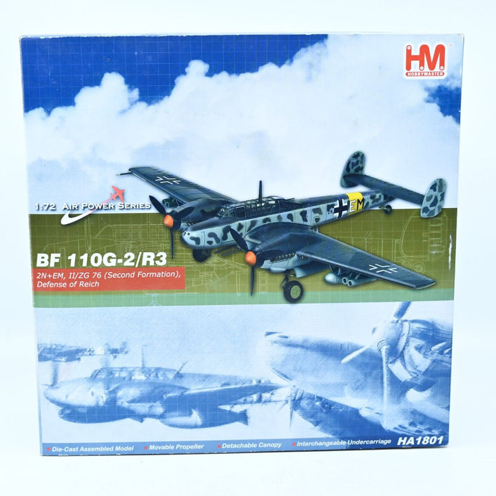 Hobby Master 1:72 BF 110G-2/R3 2N+EM, II/ZG Defence of Reich HA1801 - Plane