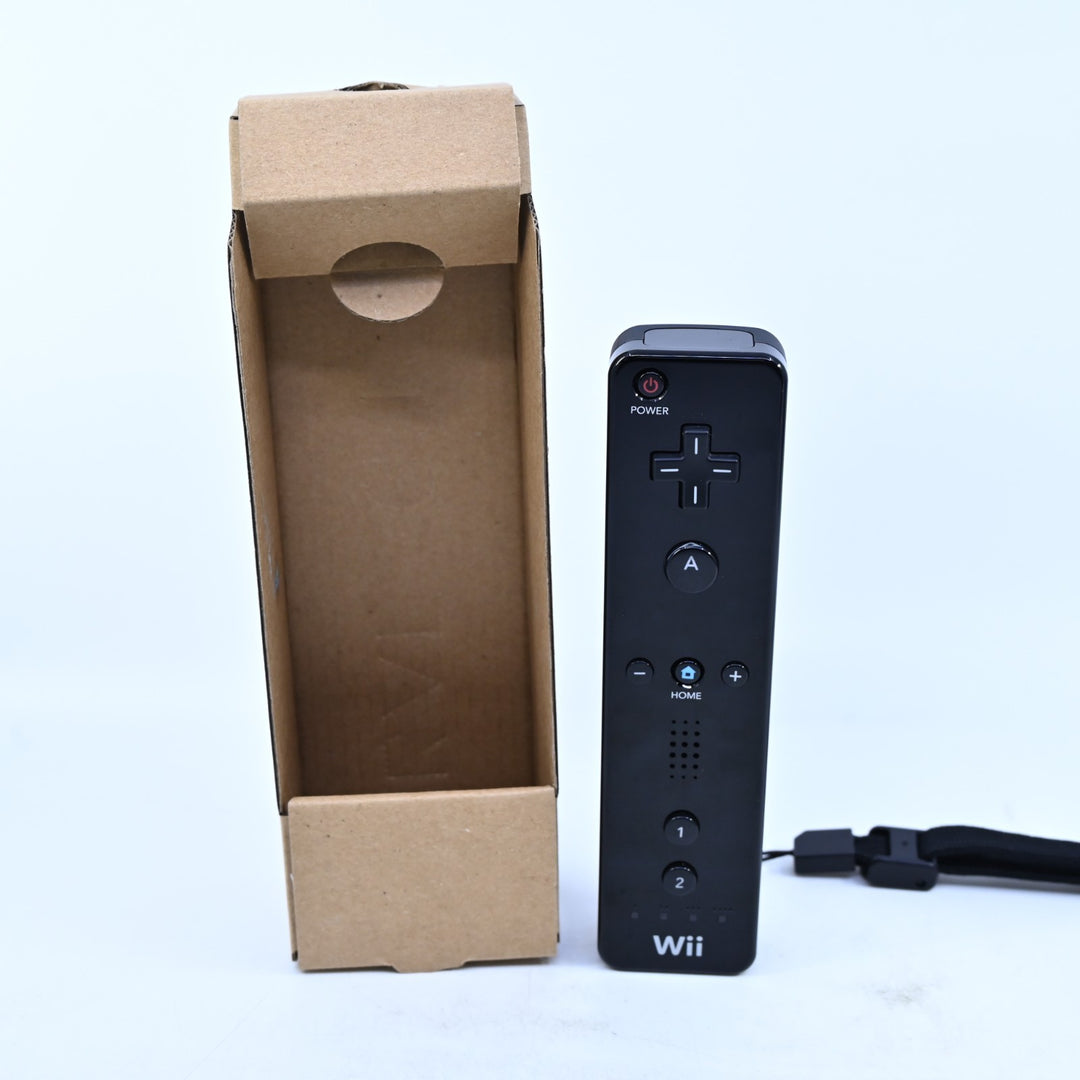 Boxed Black Wii Remote - Nintendo Wii Accessory - FREE POST! Wiimote