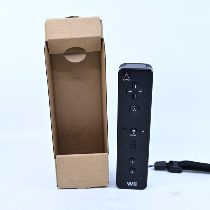 Boxed Black Wii Remote - Nintendo Wii Accessory - FREE POST! Wiimote