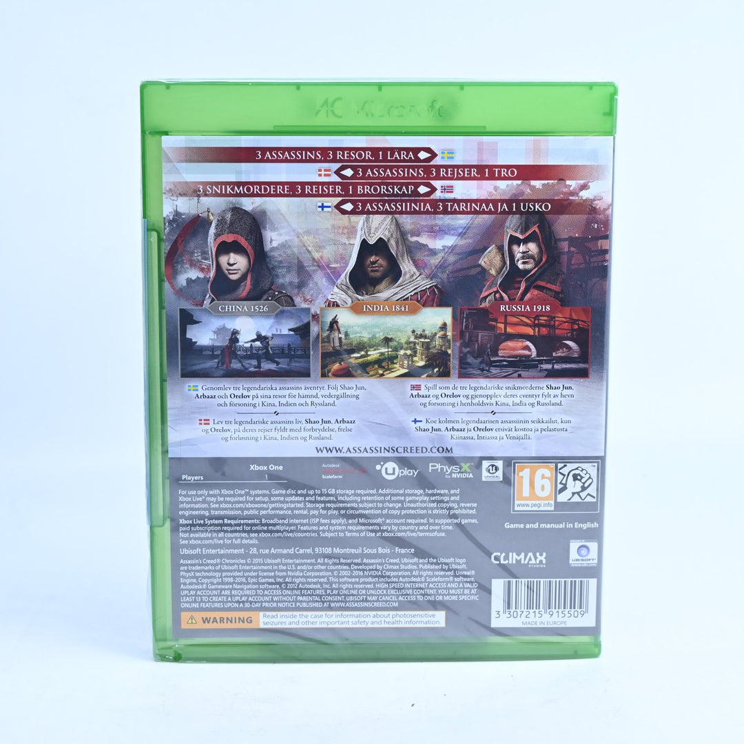Assassin's Creed Chronicles - SEALED! - Xbox One Game - PAL - FREE POST!