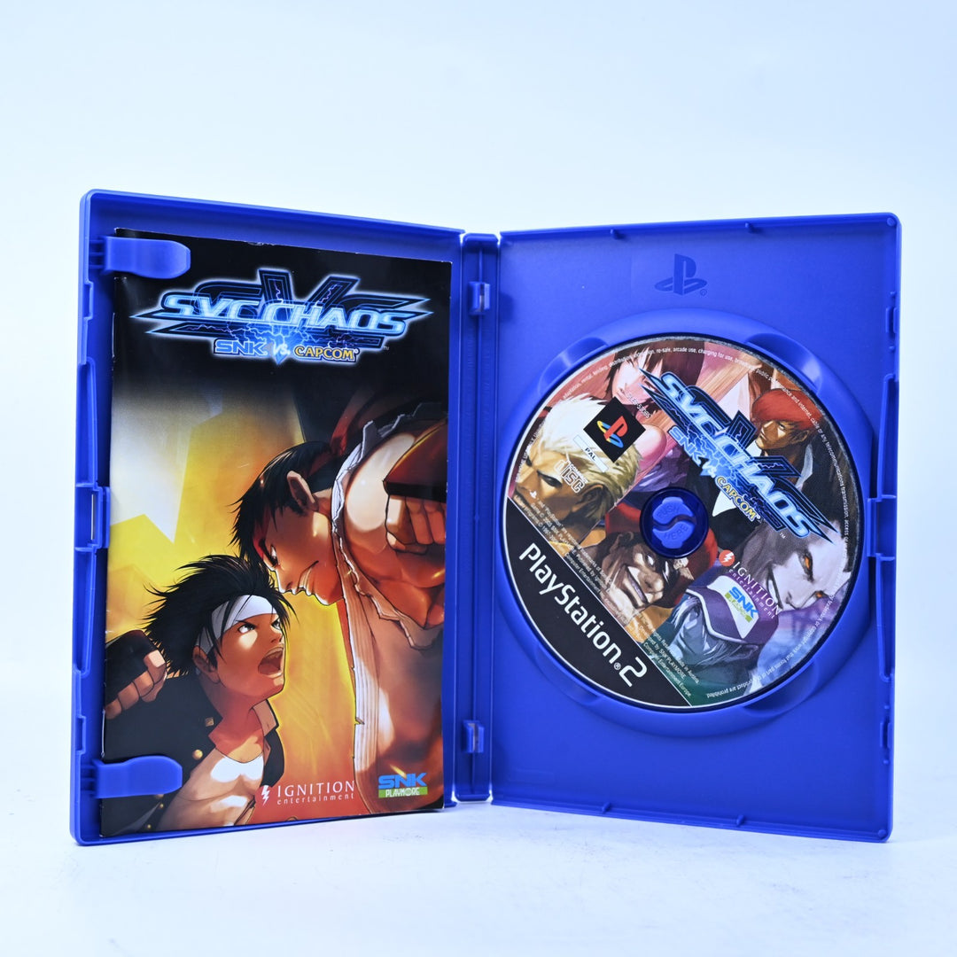 SNK vs Capcom: SVC Chaos - Sony Playstation 2 / PS2 Game + Manual - PAL