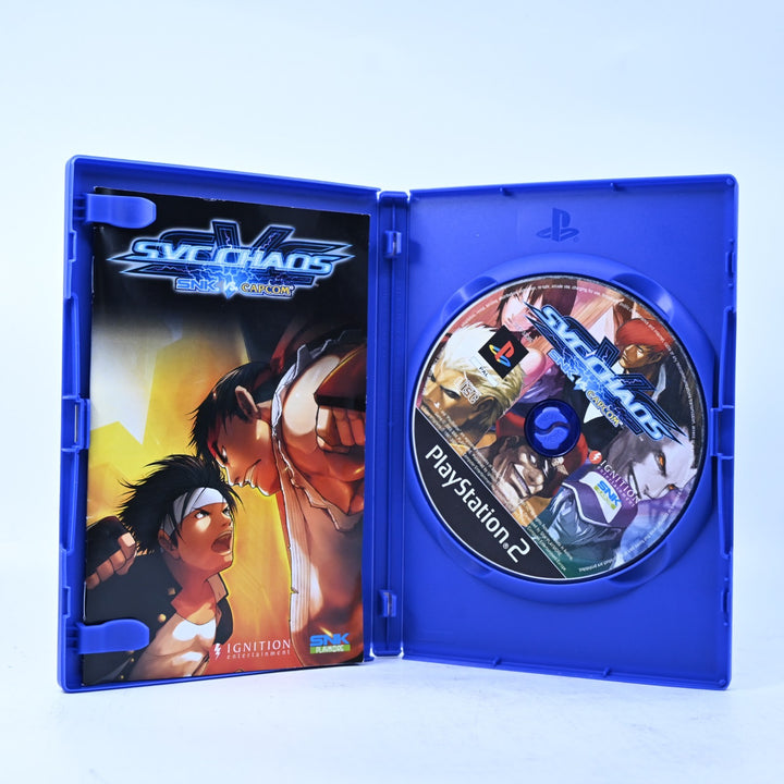 SNK vs Capcom: SVC Chaos - Sony Playstation 2 / PS2 Game + Manual - PAL