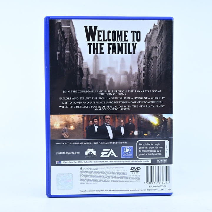 The Godfather - Sony Playstation 2 / PS2 Game + Manual - PAL - MINT DISC!