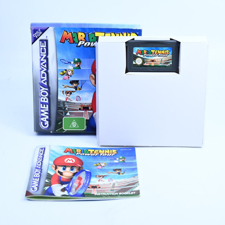 Mario Tennis Power Tour - Nintendo Gameboy Advance / GBA Boxed Game - PAL