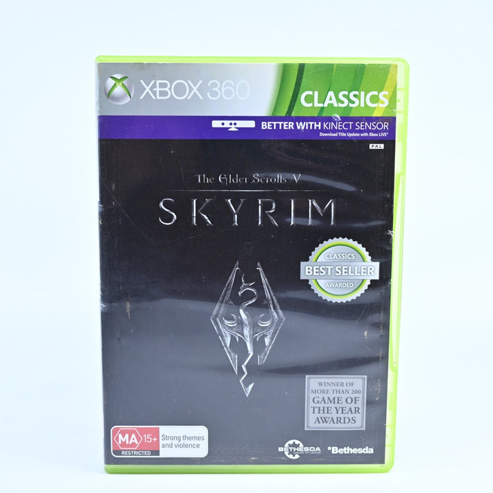 The Elder Scrolls V: Skyrim - Xbox 360 Game + Manual - No Map - PAL - MINT DISC!