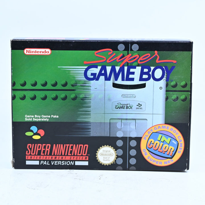 Super Game Boy / Gameboy - Super Nintendo / SNES Accessory + Manual - PAL