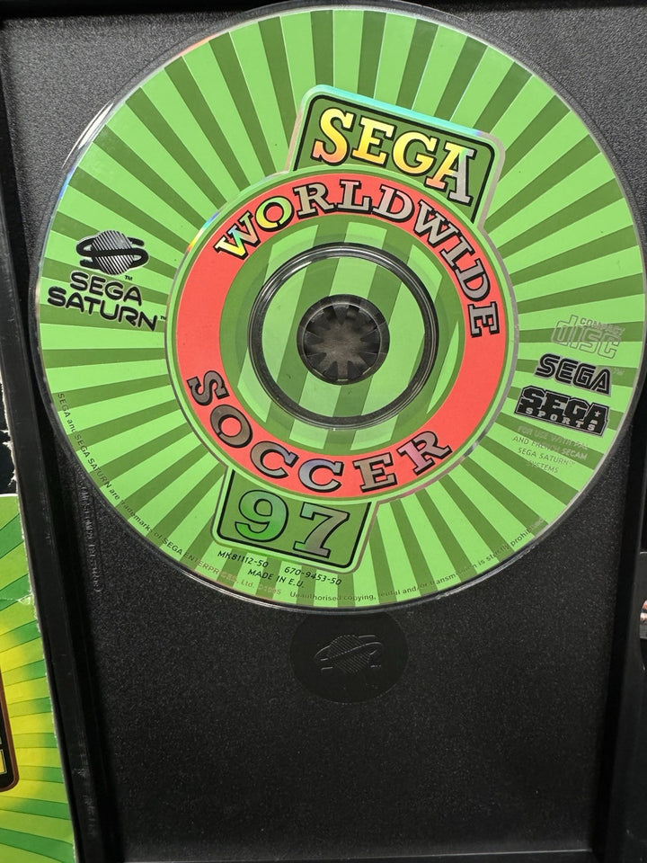 SEGA Worldwide Soccer 97 - Sega Saturn Game - PAL - MINT DISC!
