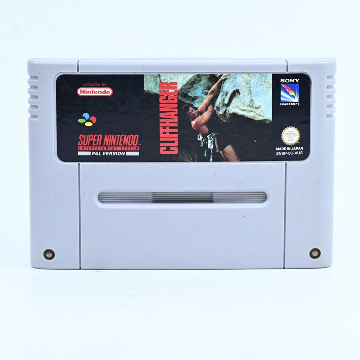 Cliffhanger - Super Nintendo / SNES Game - PAL - FREE POST!