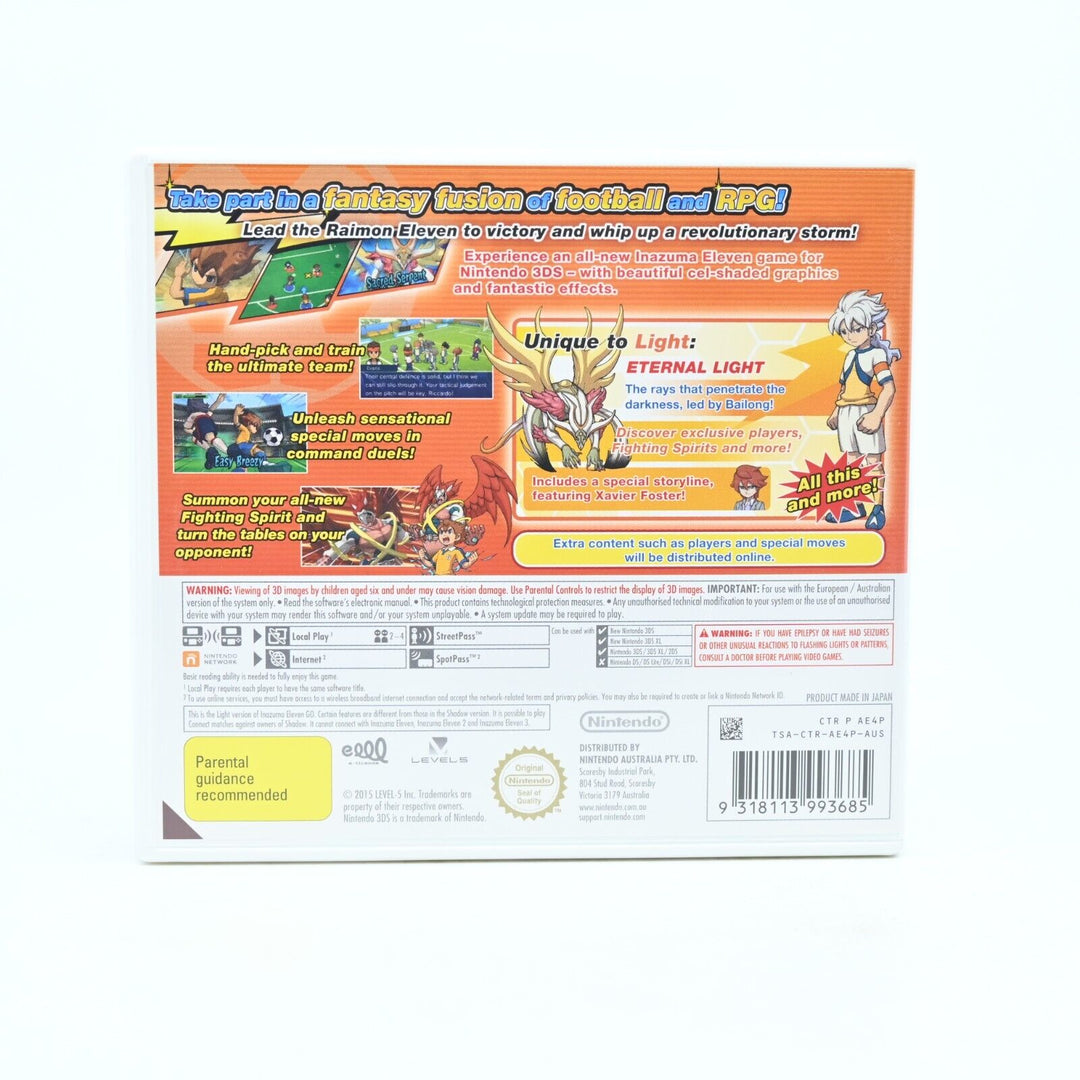 Inazuma Eleven GO: Light - Nintendo 3DS Game - PAL - FREE POST!