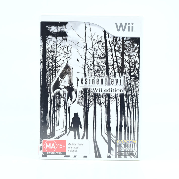 Resident Evil 4 - Nintendo Wii Game + Manual - PAL - MINT DISC!