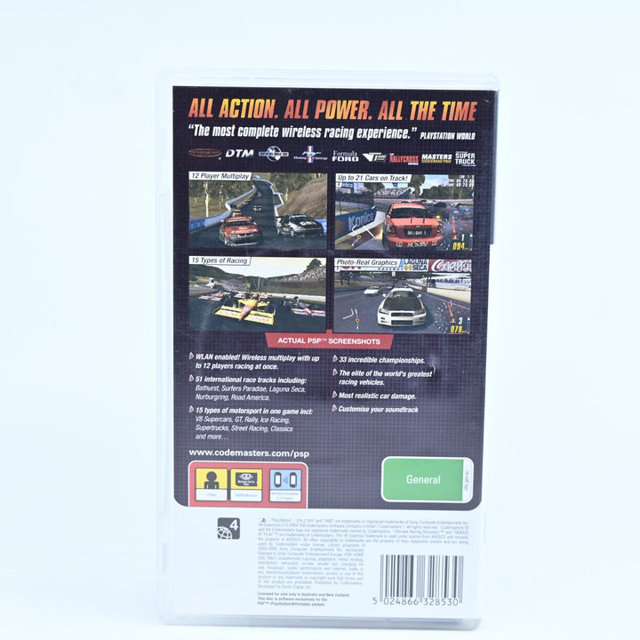 V8 Supercars Australia 2 - Sony PSP Game + Manual - FREE POST!