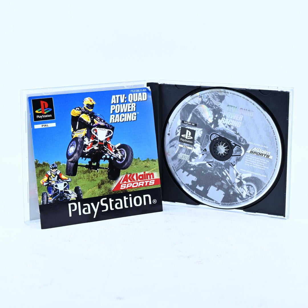 ATV: Quad Power Racing - Sony Playstation 1 / PS1 Game + Manual - PAL