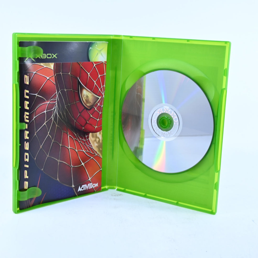 Spider-Man 2 - Original Xbox Game + Manual - PAL - MINT DISC!