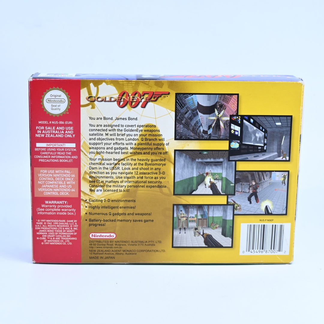 GoldenEye 007 - N64 / Nintendo 64 Boxed Game - PAL - FREE POST!
