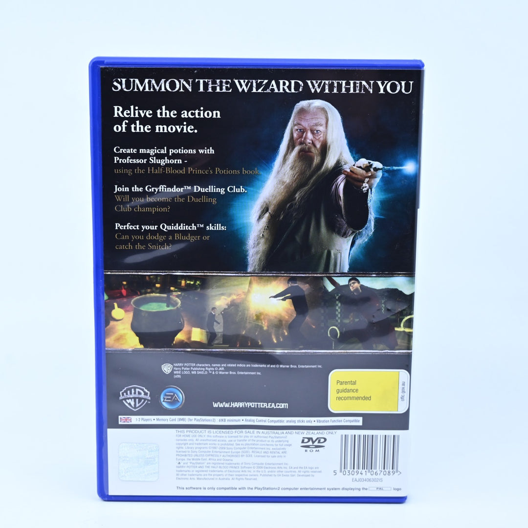 Harry Potter And The Half Blood Prince - Sony Playstation 2 / PS2 Game + Manual