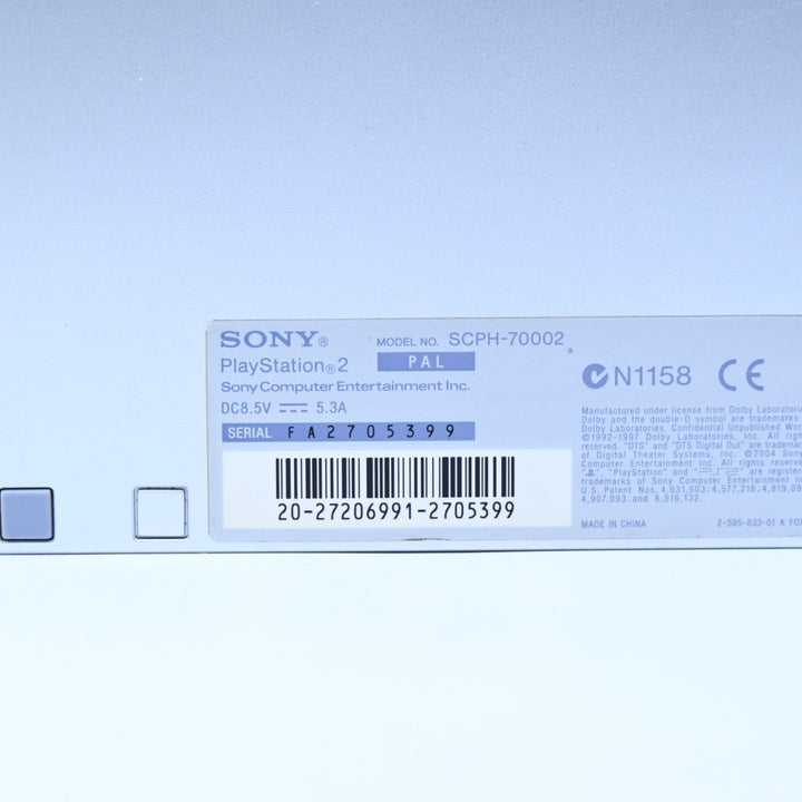 Silver Sony Playstation 2 / PS2 Slim Boxed Console - AUS PAL - FREE POST!