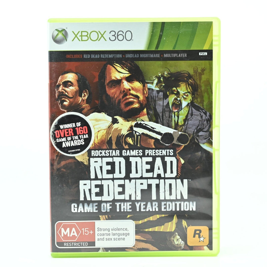 Red Dead Redemption - GOTY Edition - NO MAP - Xbox 360 Game - PAL